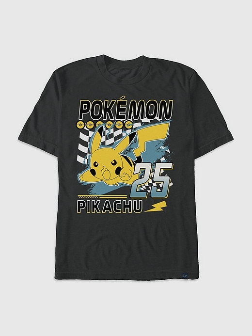pokémon pikachu renn-t-shirt mit grafik