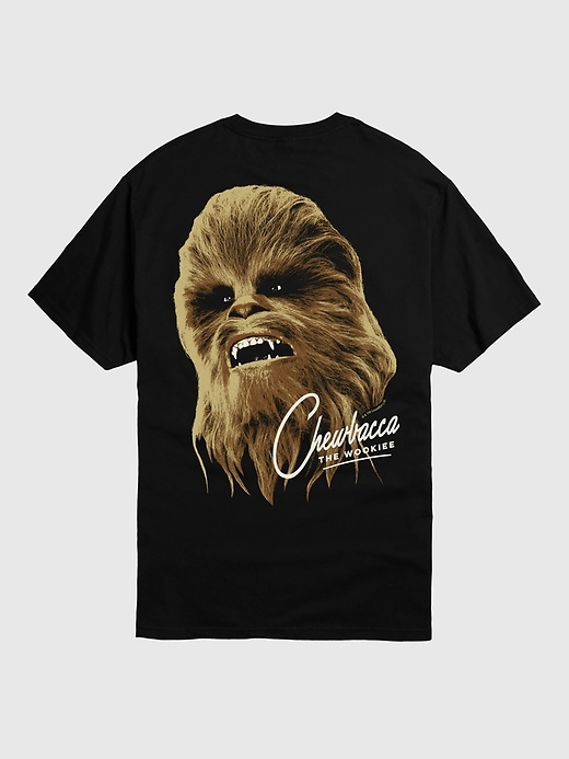 star wars chewbacca-gesicht kurzarm-t-shirt