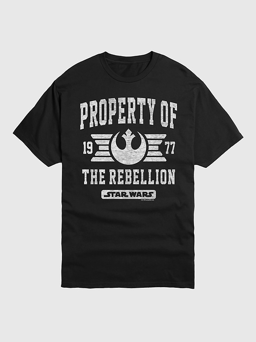 star wars eigentum der rebellion kurzarm-t-shirt