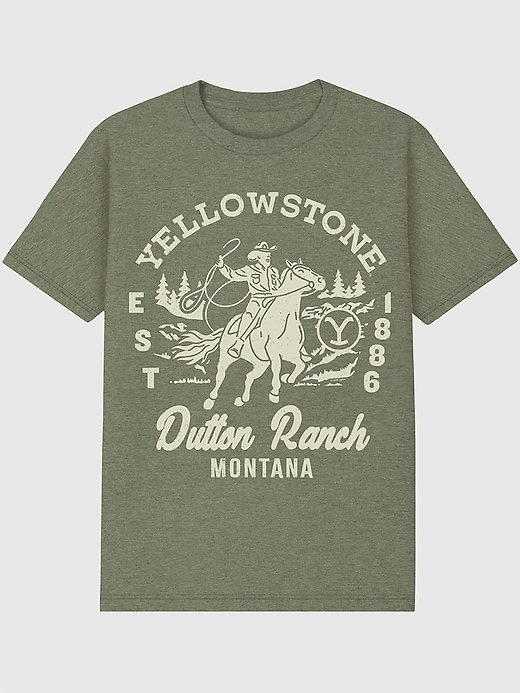 yellowstone dutton ranch grafik-t-shirt