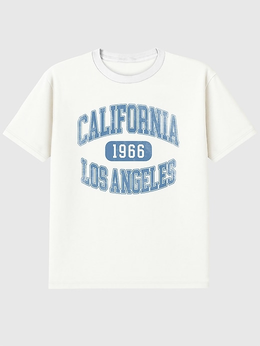 los angeles grafik-t-shirt
