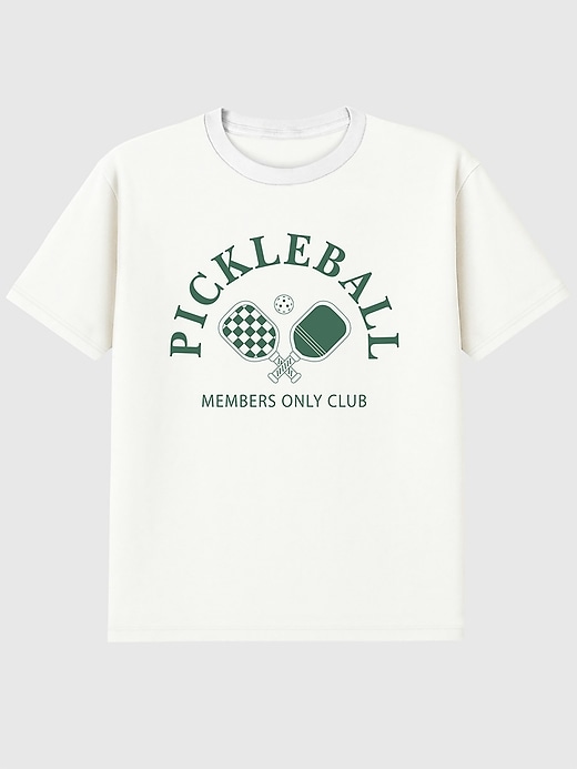 pickleball members only grafik-t-shirt