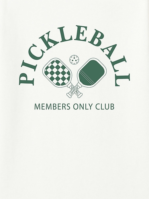 pickleball members only grafik-t-shirt