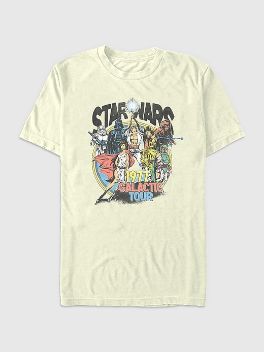 star wars vintage gruppen-grafik-t-shirt