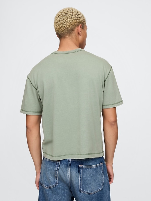 schweres crop-t-shirt für erwachsene