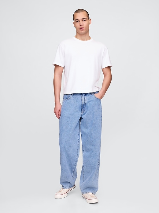 schweres crop-t-shirt für erwachsene