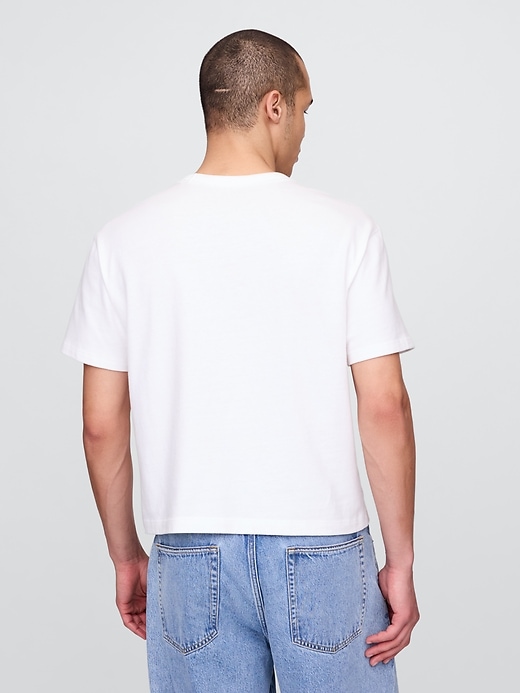 schweres crop-t-shirt für erwachsene