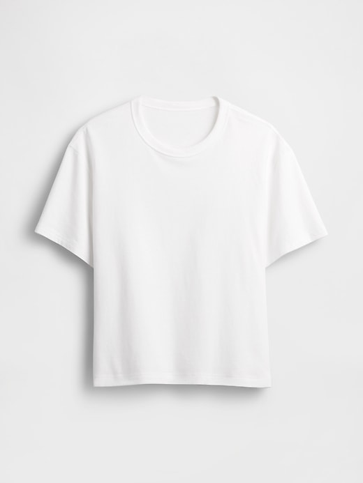 schweres crop-t-shirt für erwachsene