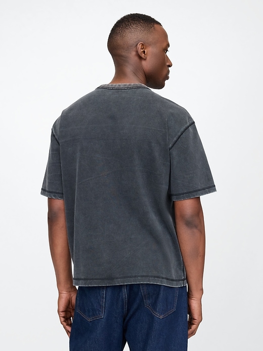 schweres crop-t-shirt für erwachsene