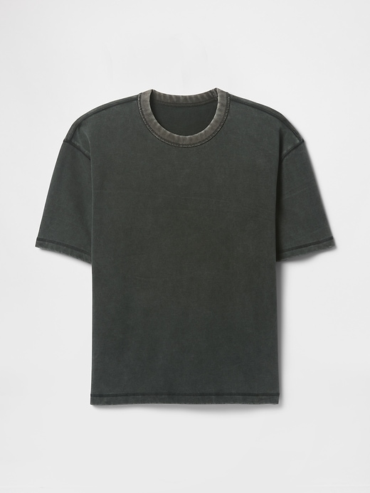 schweres crop-t-shirt für erwachsene
