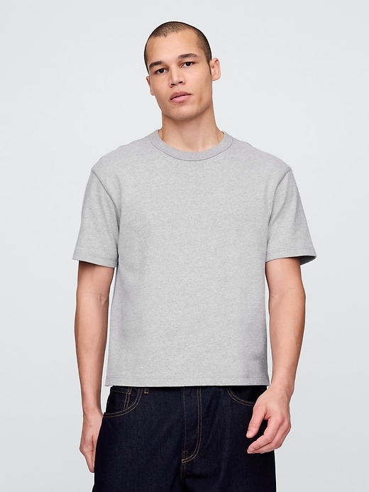schweres crop-t-shirt für erwachsene
