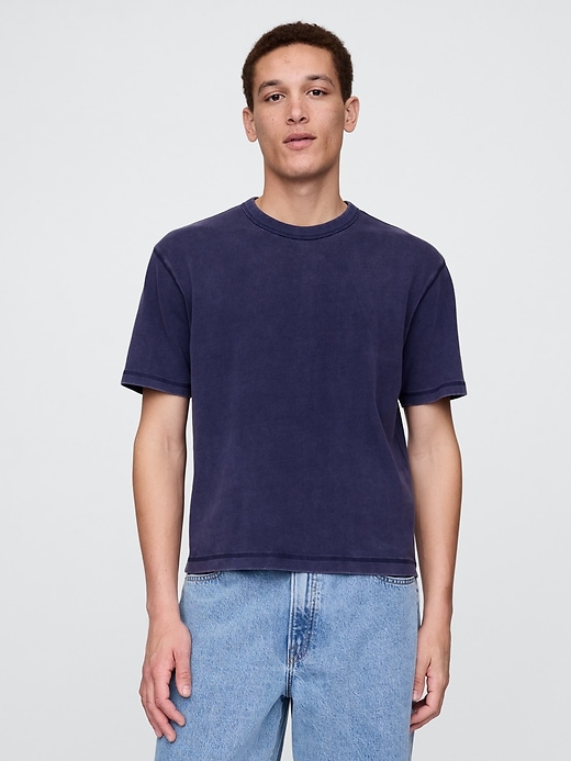 schweres crop-t-shirt für erwachsene