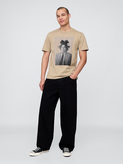 basquiat relaxed graphic t-shirt