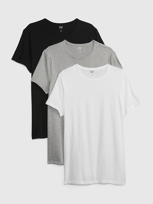 klassisches t-shirt 3er-pack