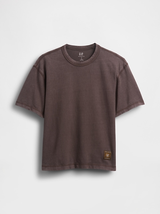schweres kurzes grafik-t-shirt