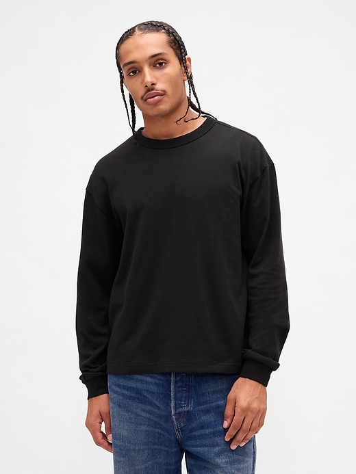 schweres crop-t-shirt