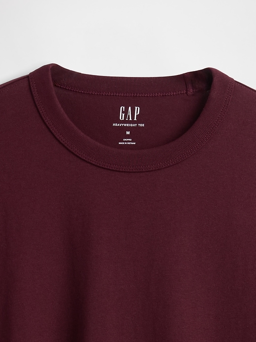 schweres crop-t-shirt
