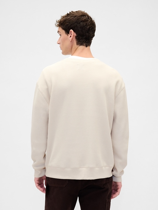 schweres übergroßes thermo-t-shirt