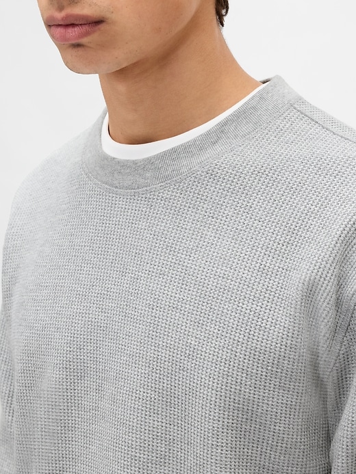 schweres übergroßes thermo-t-shirt
