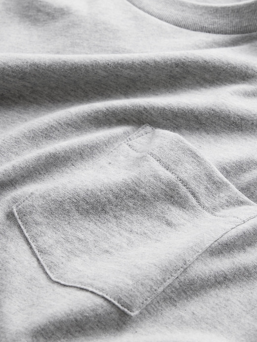 t-shirt aus bio-baumwolle für erwachsene mit tasche