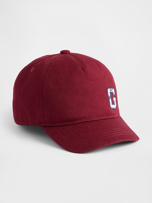 baseballkappe aus bio-baumwolle für kinder mit logo