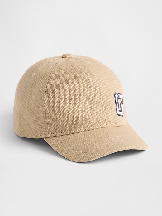 baseballkappe aus bio-baumwolle für kinder mit logo