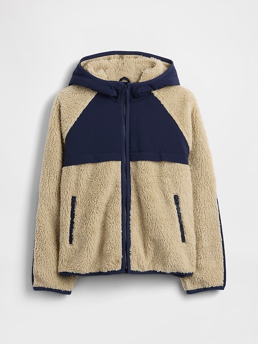 sherpa-jacke für kinder