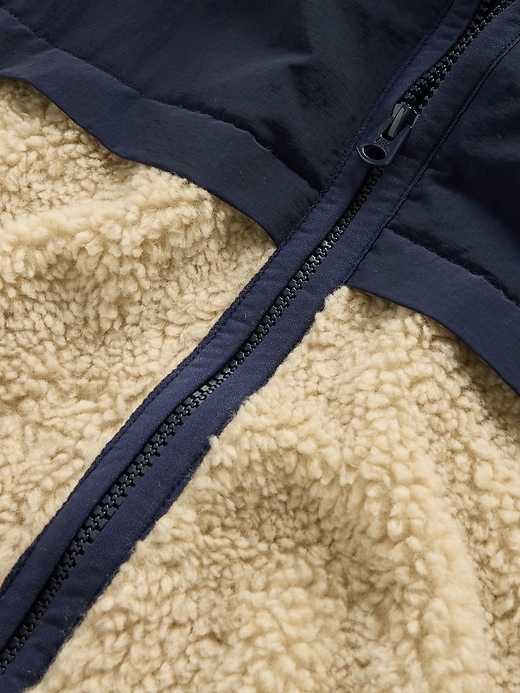 sherpa-jacke für kinder