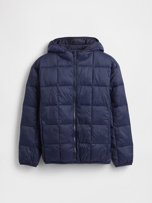leichte recycelte steppjacke für kinder