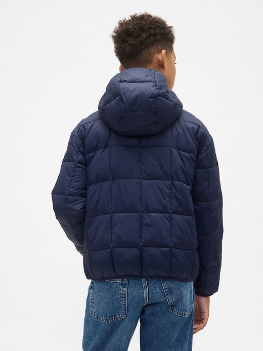 leichte recycelte steppjacke für kinder