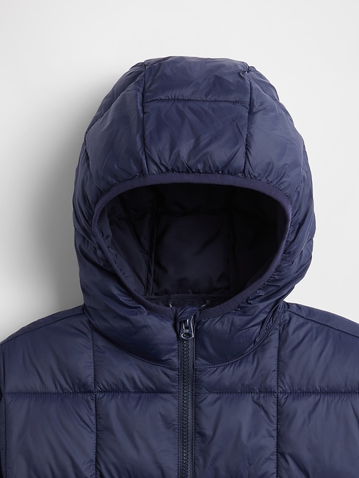 leichte recycelte steppjacke für kinder
