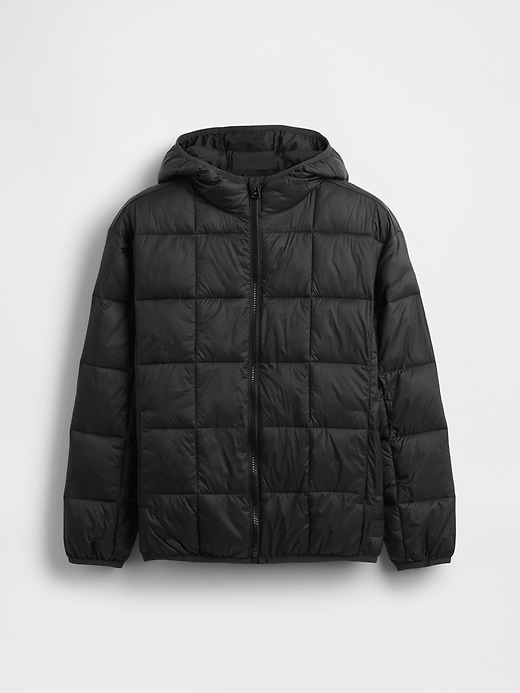 leichte recycelte steppjacke für kinder