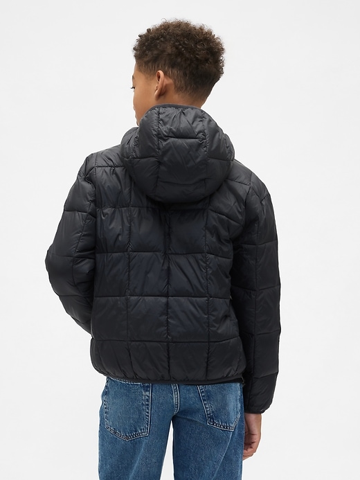 leichte recycelte steppjacke für kinder