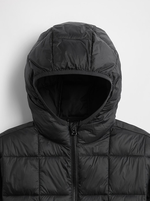 leichte recycelte steppjacke für kinder