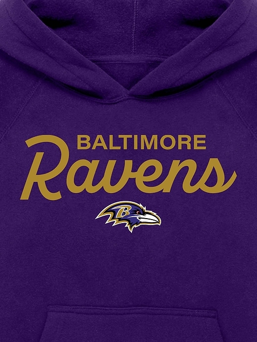 nfl-pullover-hoodie für kinder mit charakteristischem schriftzug