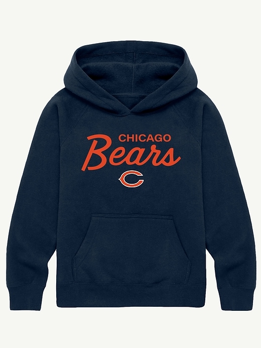 nfl-pullover-hoodie für kinder mit charakteristischem schriftzug