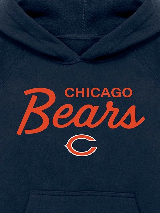 nfl-pullover-hoodie für kinder mit charakteristischem schriftzug