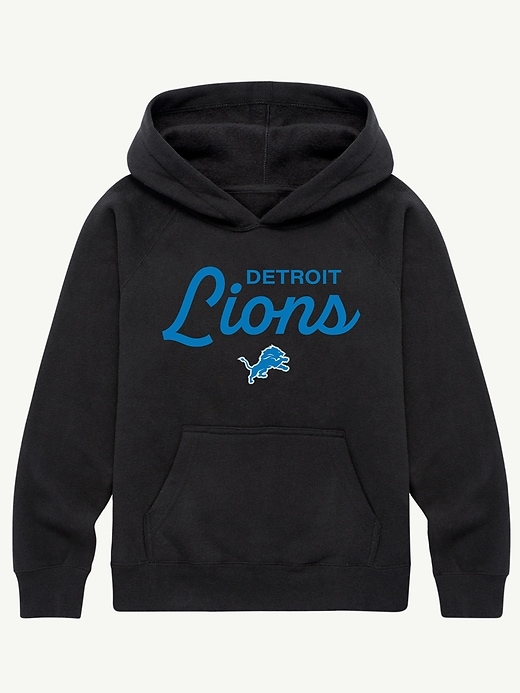 nfl-pullover-hoodie für kinder mit charakteristischem schriftzug