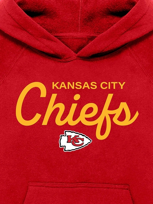 nfl-pullover-hoodie für kinder mit charakteristischem schriftzug