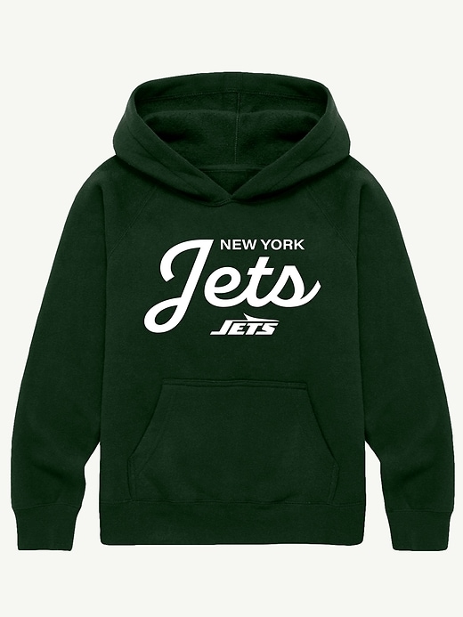 nfl-pullover-hoodie für kinder mit charakteristischem schriftzug