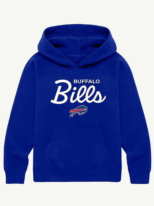 nfl-pullover-hoodie für kinder mit charakteristischem schriftzug