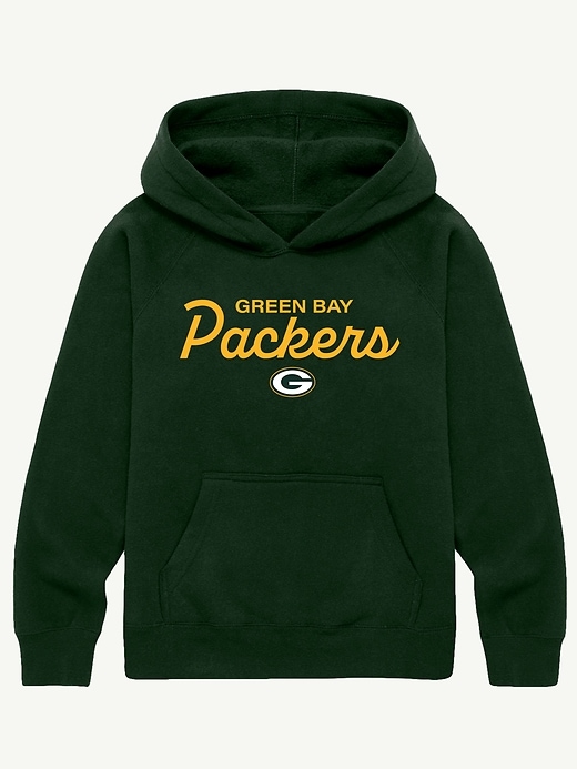 nfl-pullover-hoodie für kinder mit charakteristischem schriftzug
