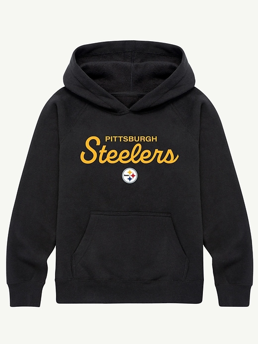 nfl-pullover-hoodie für kinder mit charakteristischem schriftzug