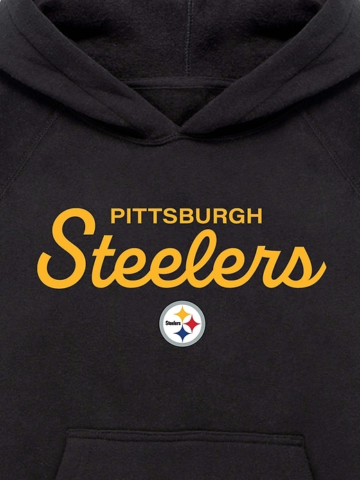 nfl-pullover-hoodie für kinder mit charakteristischem schriftzug