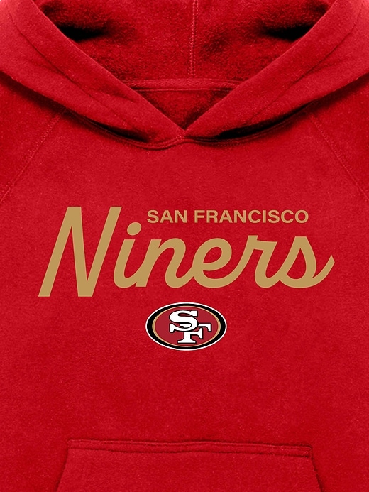 nfl-pullover-hoodie für kinder mit charakteristischem schriftzug