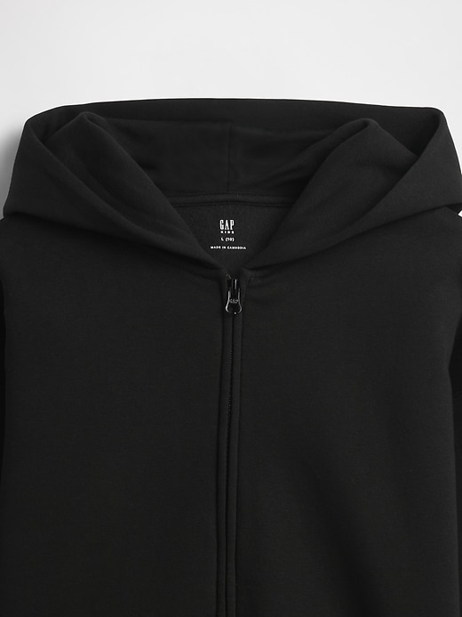 vintage soft kinder-kapuzenjacke mit reißverschluss