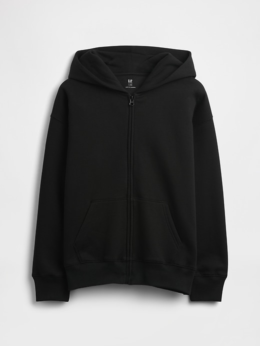 vintage soft kinder-kapuzenjacke mit reißverschluss