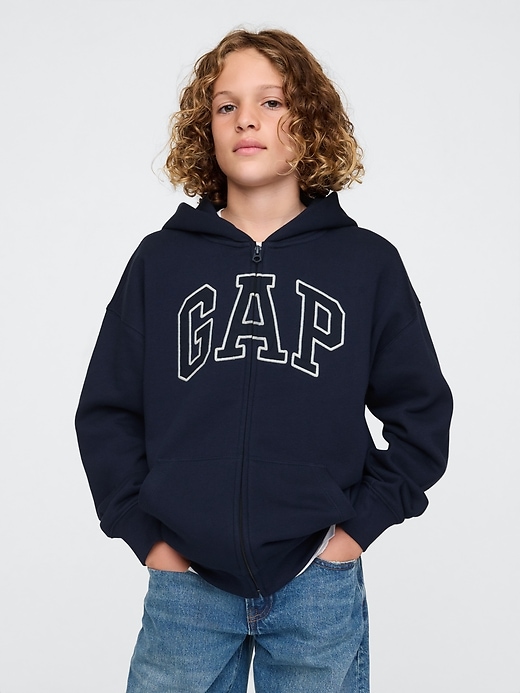 vintage-kapuzenpullover mit weichem logo für kinder
