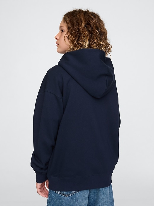 vintage-kapuzenpullover mit weichem logo für kinder