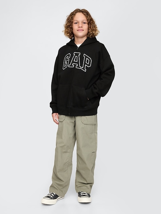 vintage-kapuzenpullover mit weichem logo für kinder